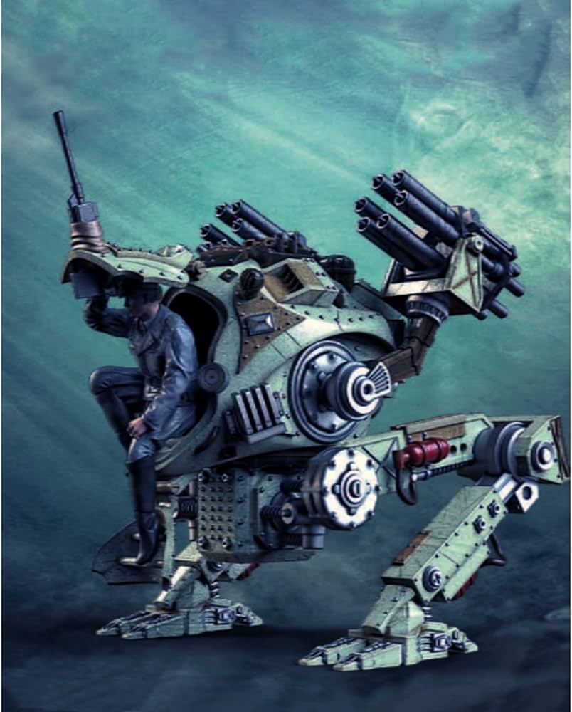 Amazon.com: 1/35 WWII German Mechwarrior Resin Model kit unpainted