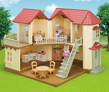 Amazon.co.jp: シルバニアファミリー 人形・家具セット 【あかりの灯る