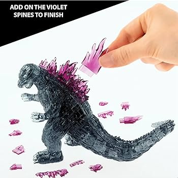 Amazon.com: Bepuzzled, Godzilla Ultra Deluxe 3D Crystal Puzzle