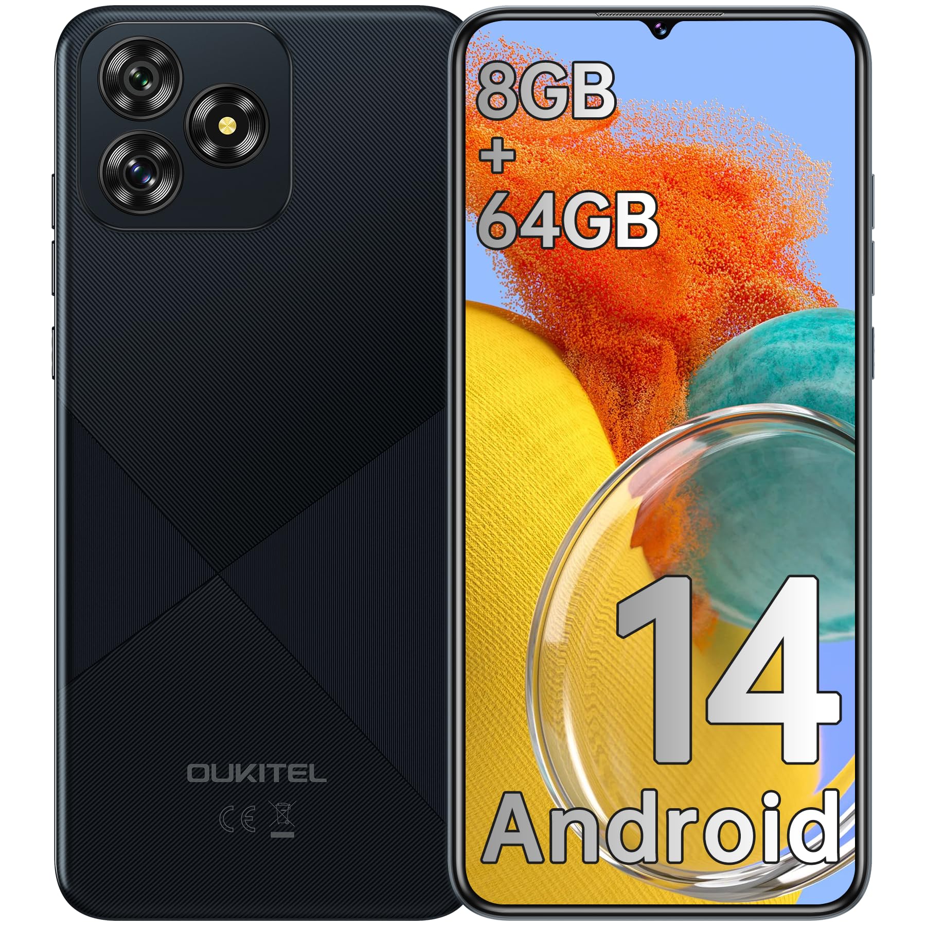 Amazon.com: OUKITEL C53 Cell Phone Unlocked, 6.6