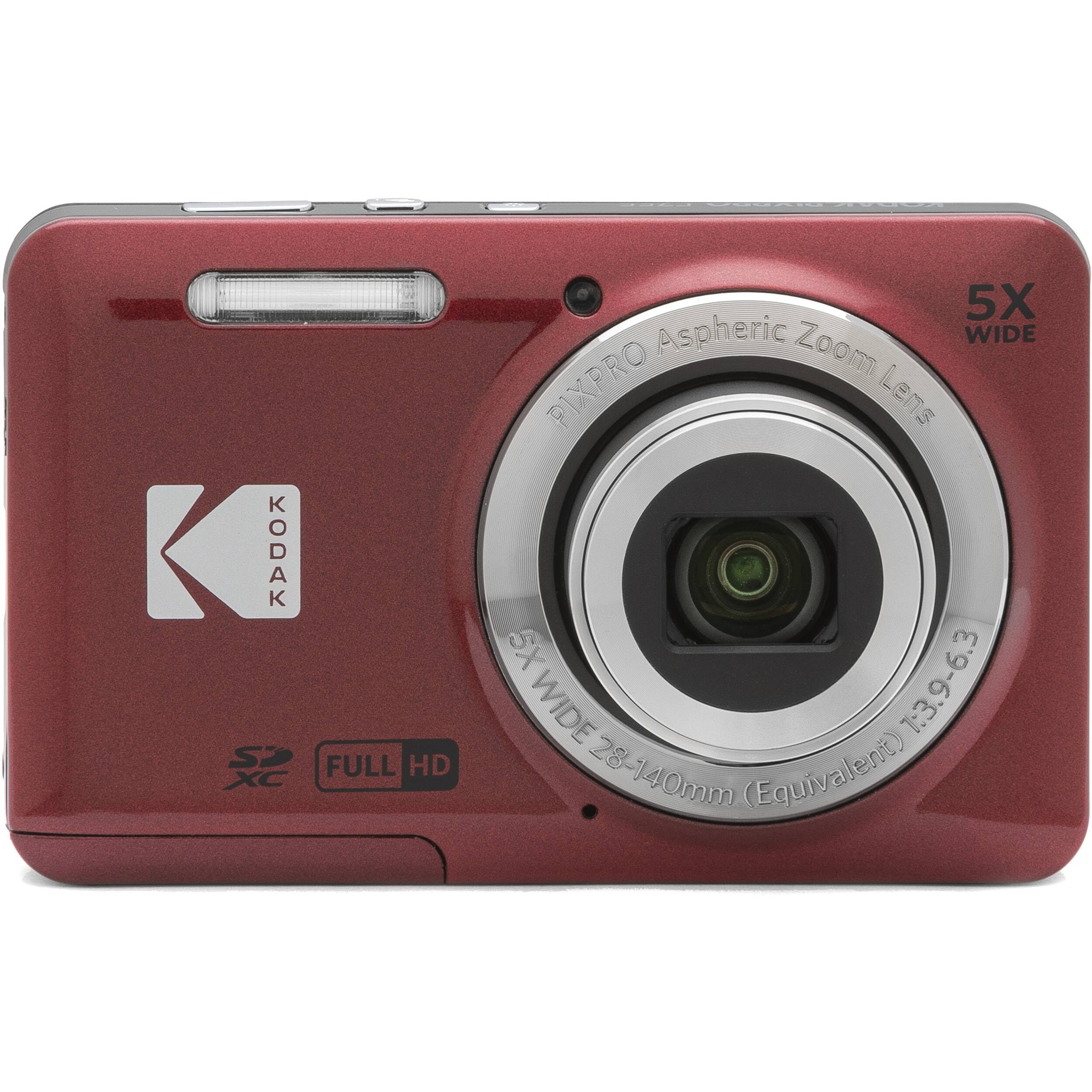 Amazon.com : Kodak PIXPRO FZ55 Red 16MP Digital Camera 5X Optical
