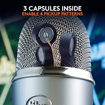 Amazon.com: Logitech Creators Blue Yeti USB Microphone for Gaming