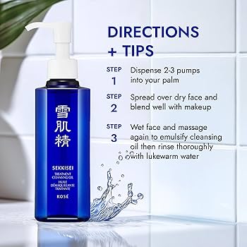 Amazon.com: SEKKISEI Treatment Cleansing Oil, Facial Cleanser