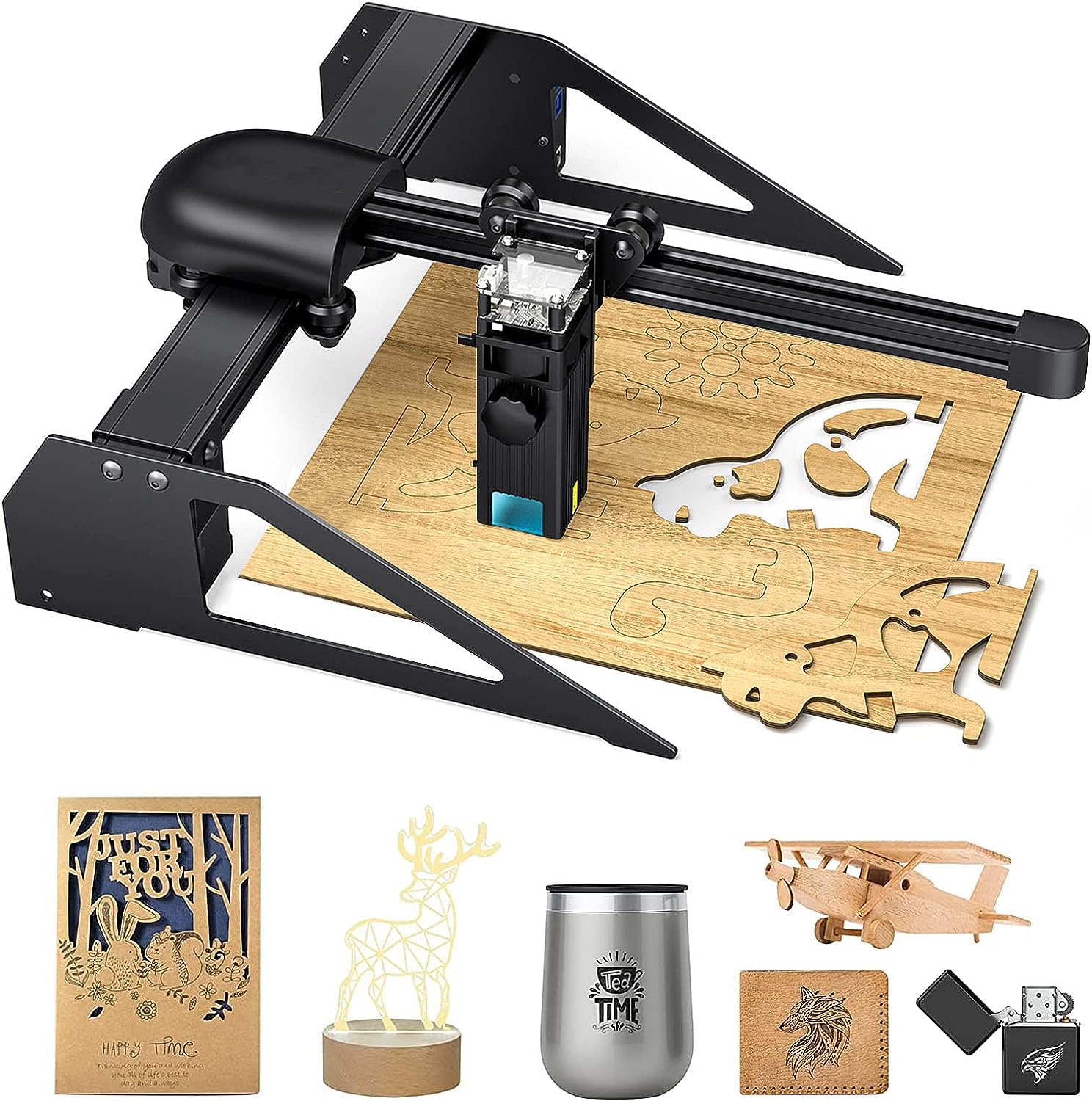 Amazon | P7 M30 レーザー彫刻機 85％事前組み立て レーザーカッター