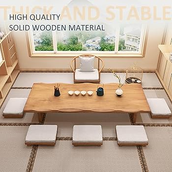 Amazon.com: JKSVTF Rectangular Japanese Style Tatami Table Outdoor