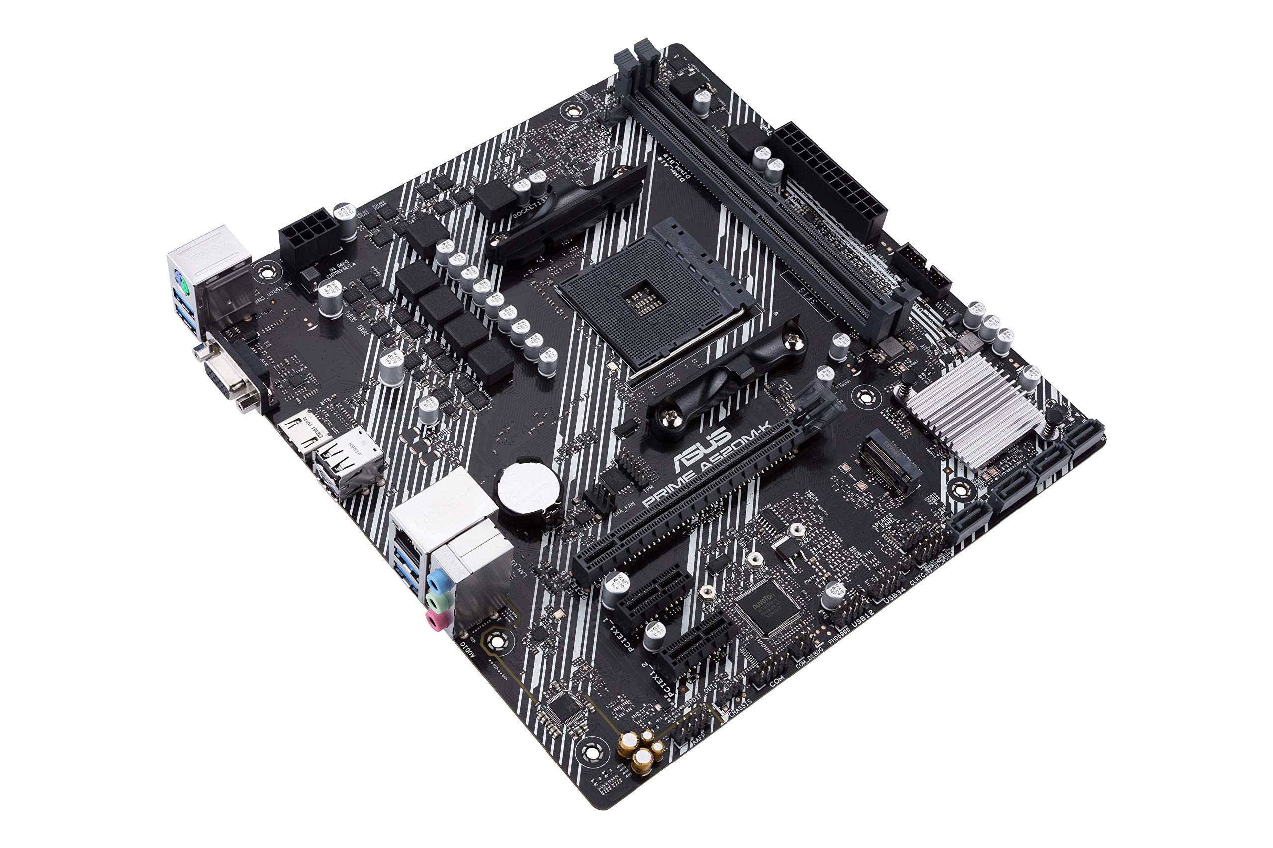 ASUS Prime A520M-K AMD AM4 (3rd Gen Ryzen) Micro-ATX Motherboard