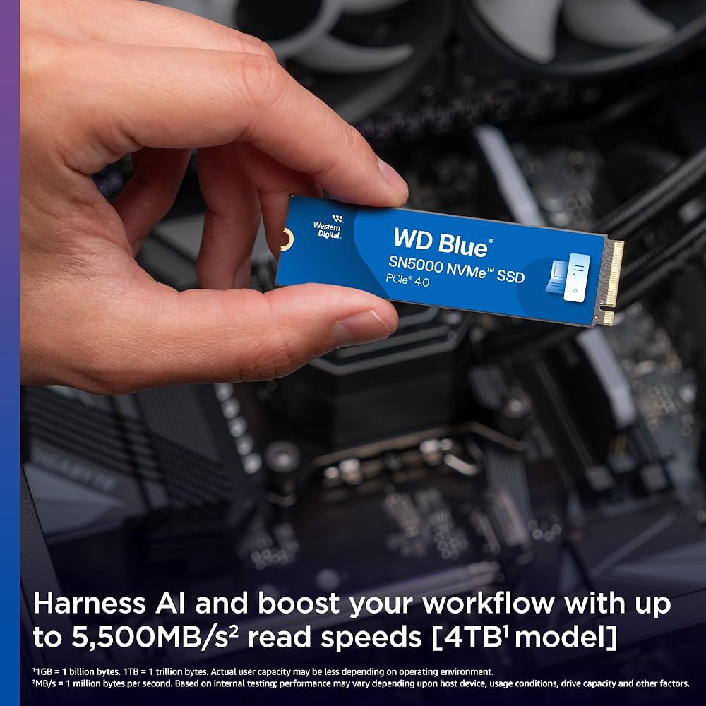 Amazon | WDS200T4B0E [WD Blue SN5000 NVMe SSD（2TB M.2(2280) PCIe