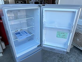 Amazon.co.jp: MR-P15D-S(シャイニ-シルバ-) Pシリ-ズ 2ドア冷蔵庫 右