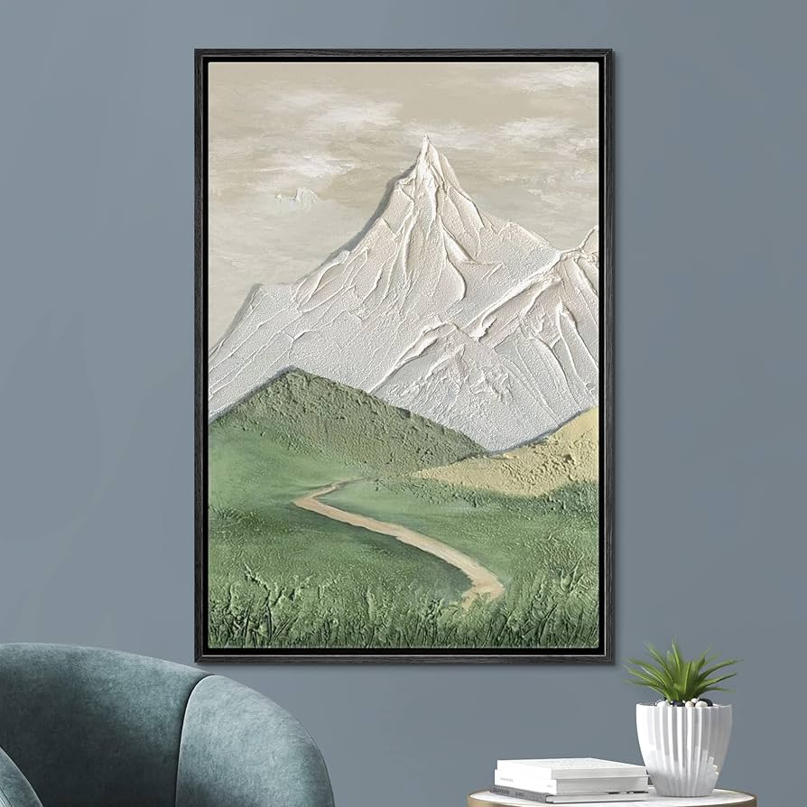 Amazon.com: SIGNFORD Framed Canvas Print Wall Art Countryside Path