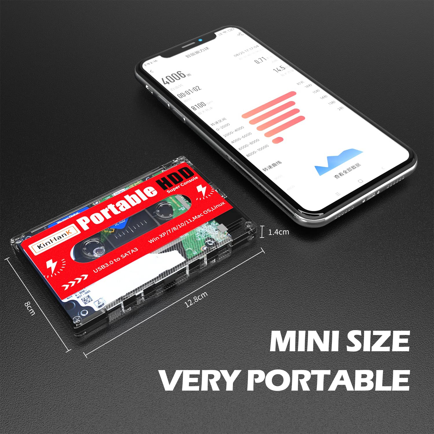 Amazon.com: Kinhank 2T HDD Portable External Game Hard Drive Built