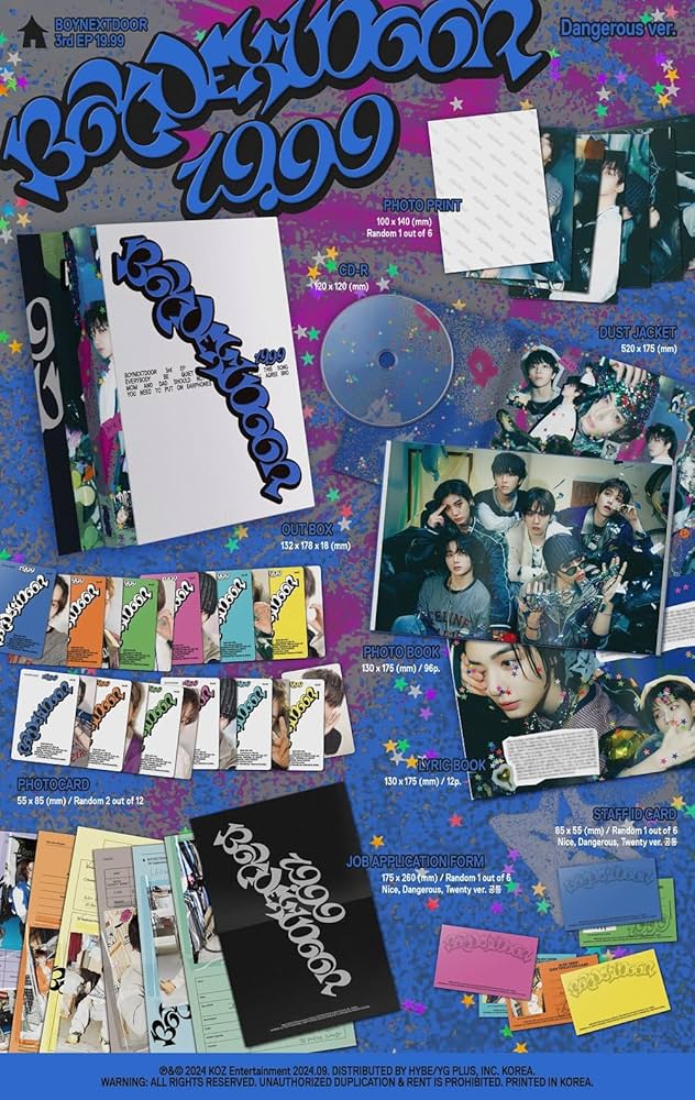 Amazon｜ボーイネクストドアー BOYNEXTDOOR - 3rd EP 19.99 CD (3