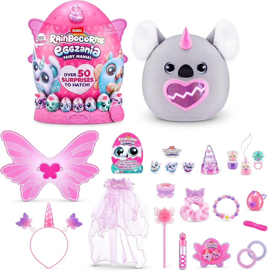 Amazon.com: Eggzania Fairy Mania (Koala) by ZURU, Plush Toy