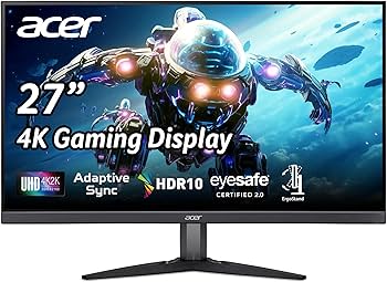 Amazon.com: acer Nitro 27 Inch UHD 3840 x 2160 IPS PC Gaming