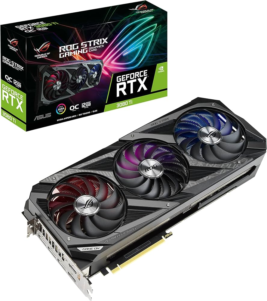 Amazon.co.jp: ASUSTek ROG Strix NVIDIA GeForce RTX 3080 Ti Video