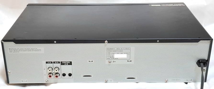 Amazon.co.jp: SONY TC-WE475 ツインリバースカセットデッキ : 家電