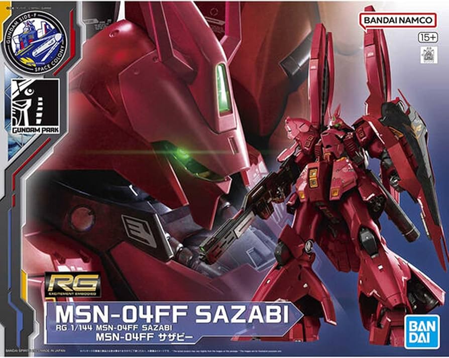 Amazon.com: BANDAI Gundam Side-F Limited Item RG 1/144 MSN-04FF