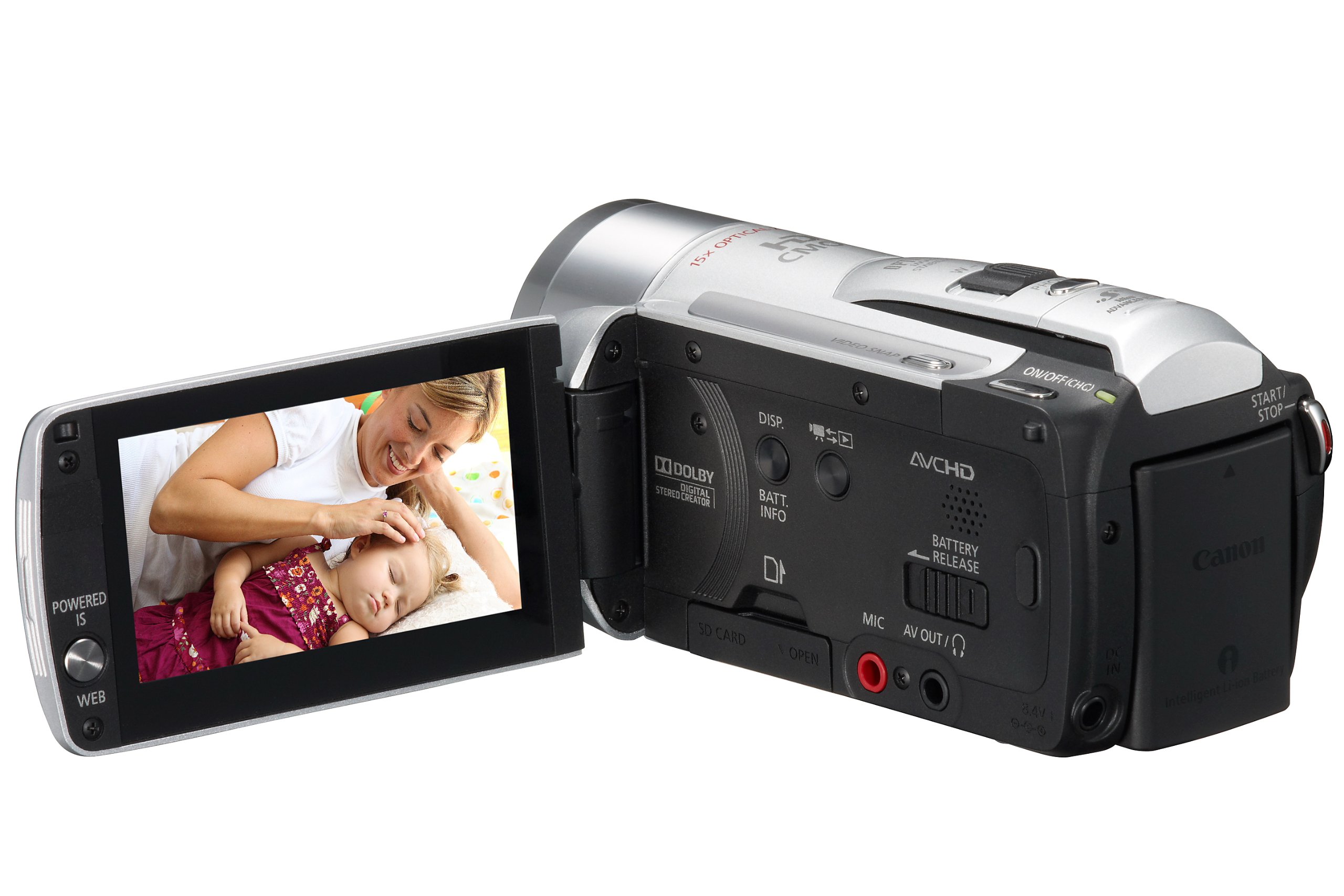 Amazon | Canon デジタルビデオカメラ iVIS HF M32 スノーシルバー