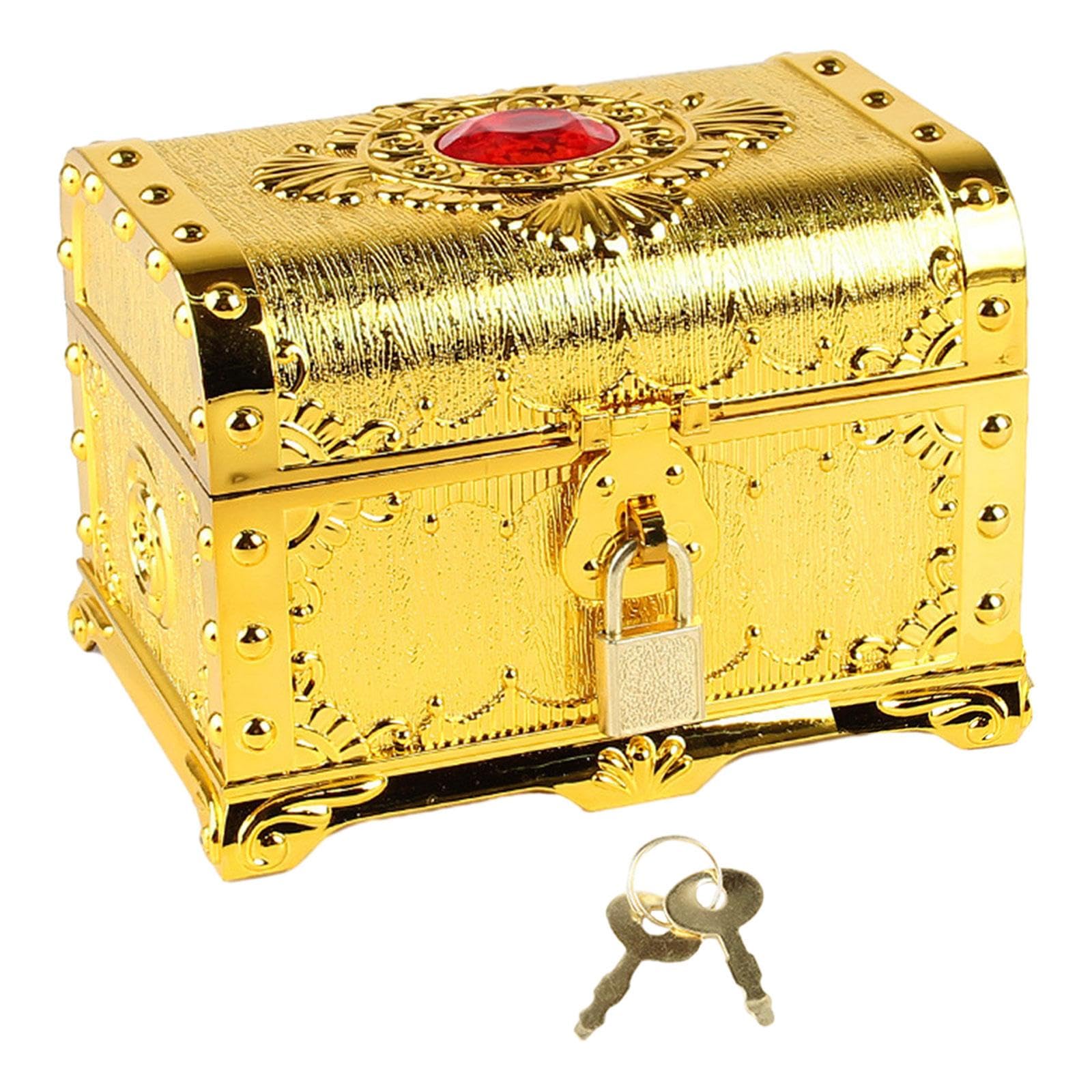 Amazon | WeiLaiKeQi 子供向け冒険宝箱セット, 金 | ケース・ボックス