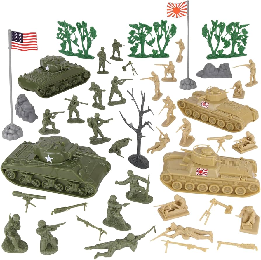 Amazon.com: BMC CTS WW2 Battle of Saipan - Plastic Army Men 45pc