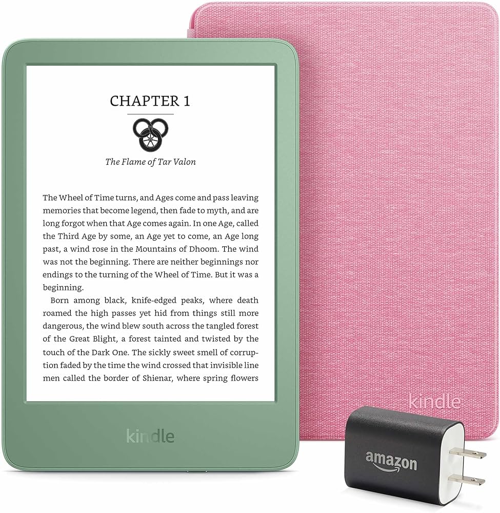 Amazon.com: Kindle Essentials Bundle including Kindle (2024