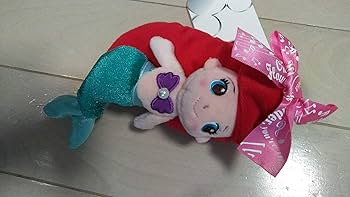 Amazon | ディズニーストア アリエル リボン ぬいぐるみ バッジ