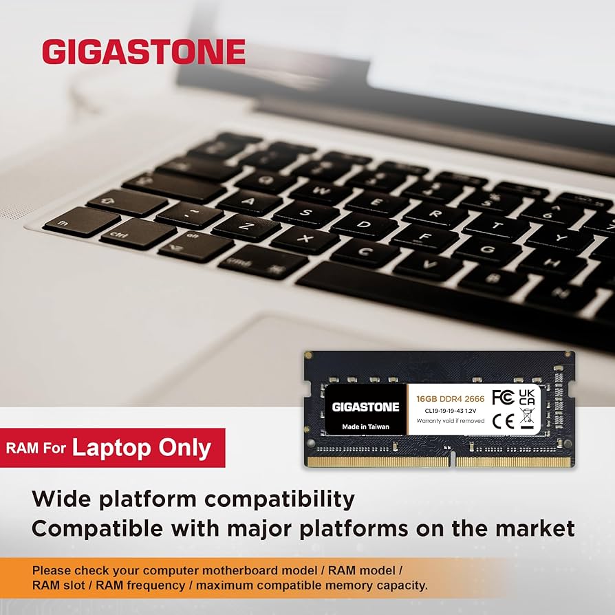 Amazon.co.jp: 【メモリ ノートパソコン専用 DDR4】GIGASTONE 16GBx2枚