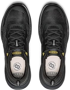 Amazon | [キーン] 安全靴 SPEEDWORKS メンズ BLACK/STEEL GREY 25.0