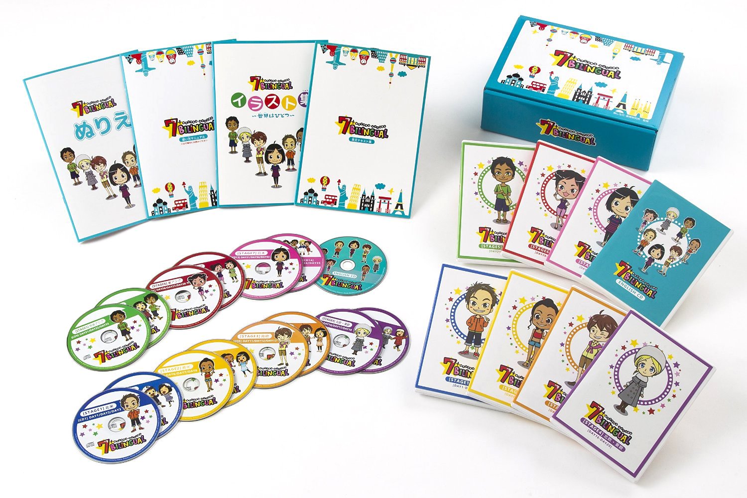 七田チャイルドアカデミー イクウェル English2美品】EQWEL CHILD