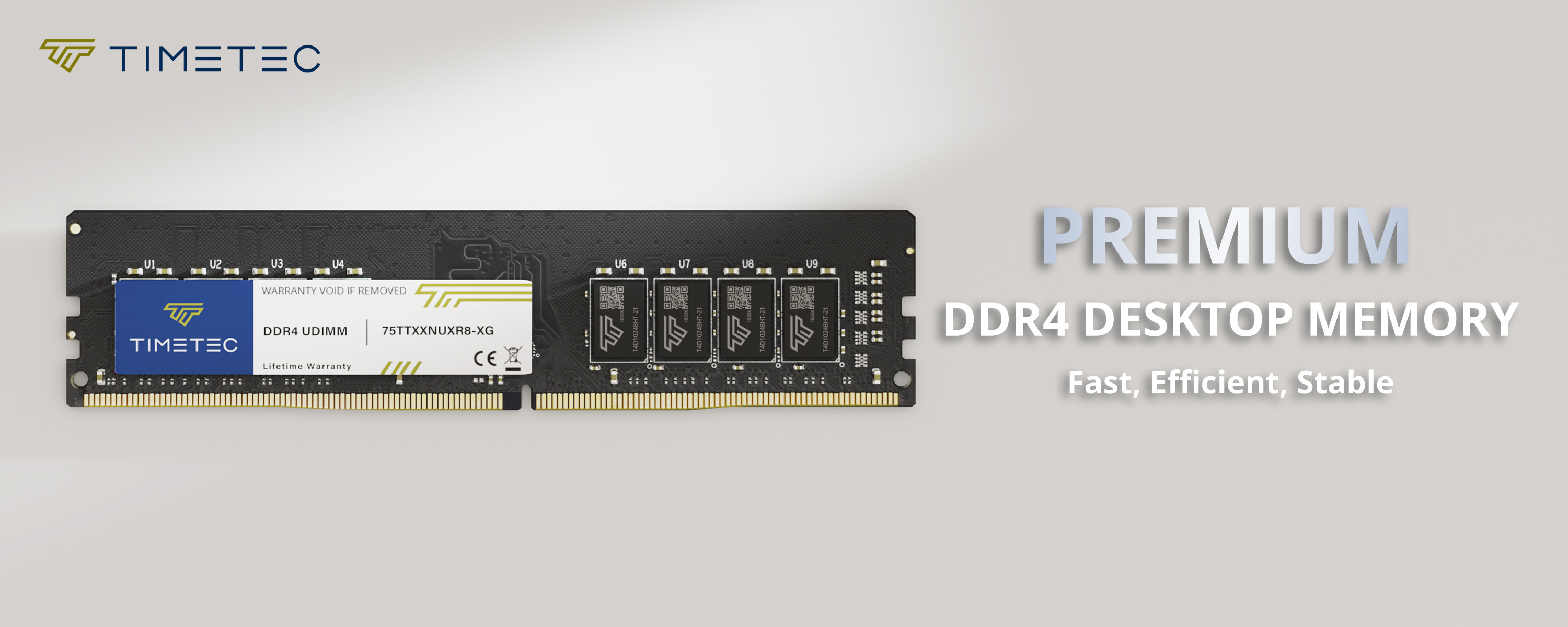 Timetec 32GB KIT(2x16GB) DDR4 2400MHz PC4-19200 Non-ECC Unbuffered