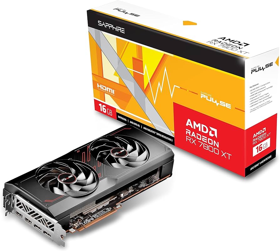 Amazon.com: Sapphire 11330-02-20G Pulse AMD Radeon RX 7800 XT
