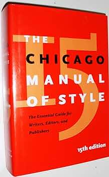 Amazon.com: The Chicago Manual of Style: 9780321115836: University
