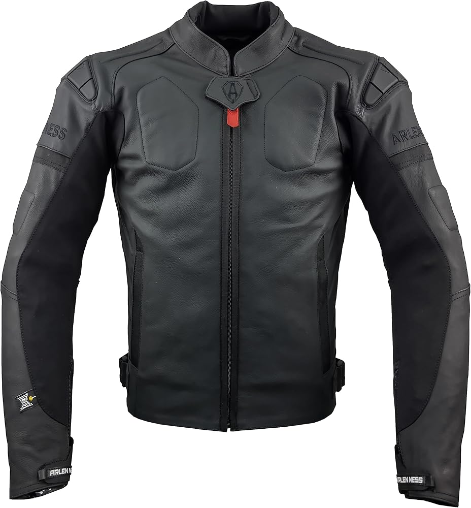Amazon.co.jp: ARLENNESS COW LEATHER MESH JACKET LJ-181312-AN BLACK