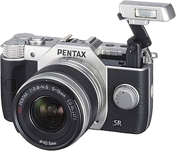 Amazon.com : Pentax Q10 12.4MP with 02 zoom lens kit (Silver