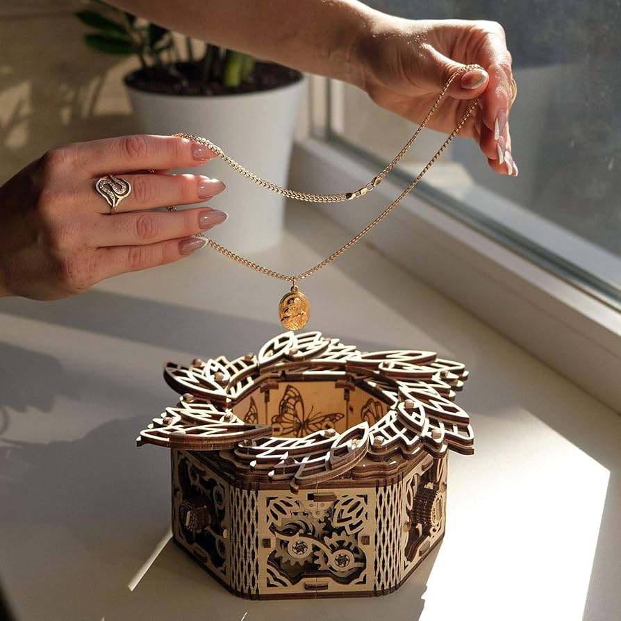 Amazon | Wood Trick ウッドトリック ミステリーフラワー オルゴール