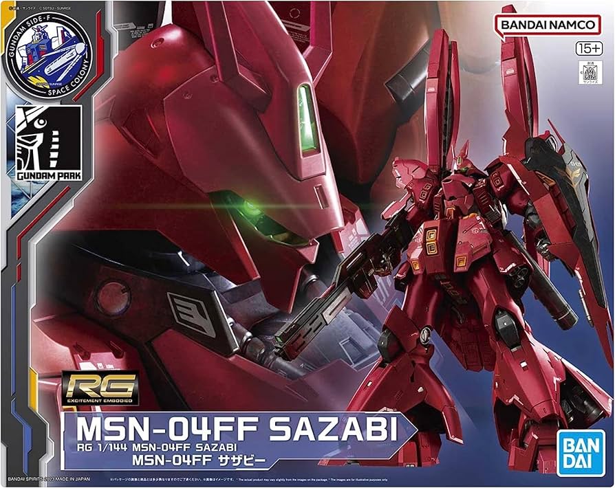 Amazon | RG 1/144 MSN-04FF サザビー 福岡 サイドF | プラモデル 通販