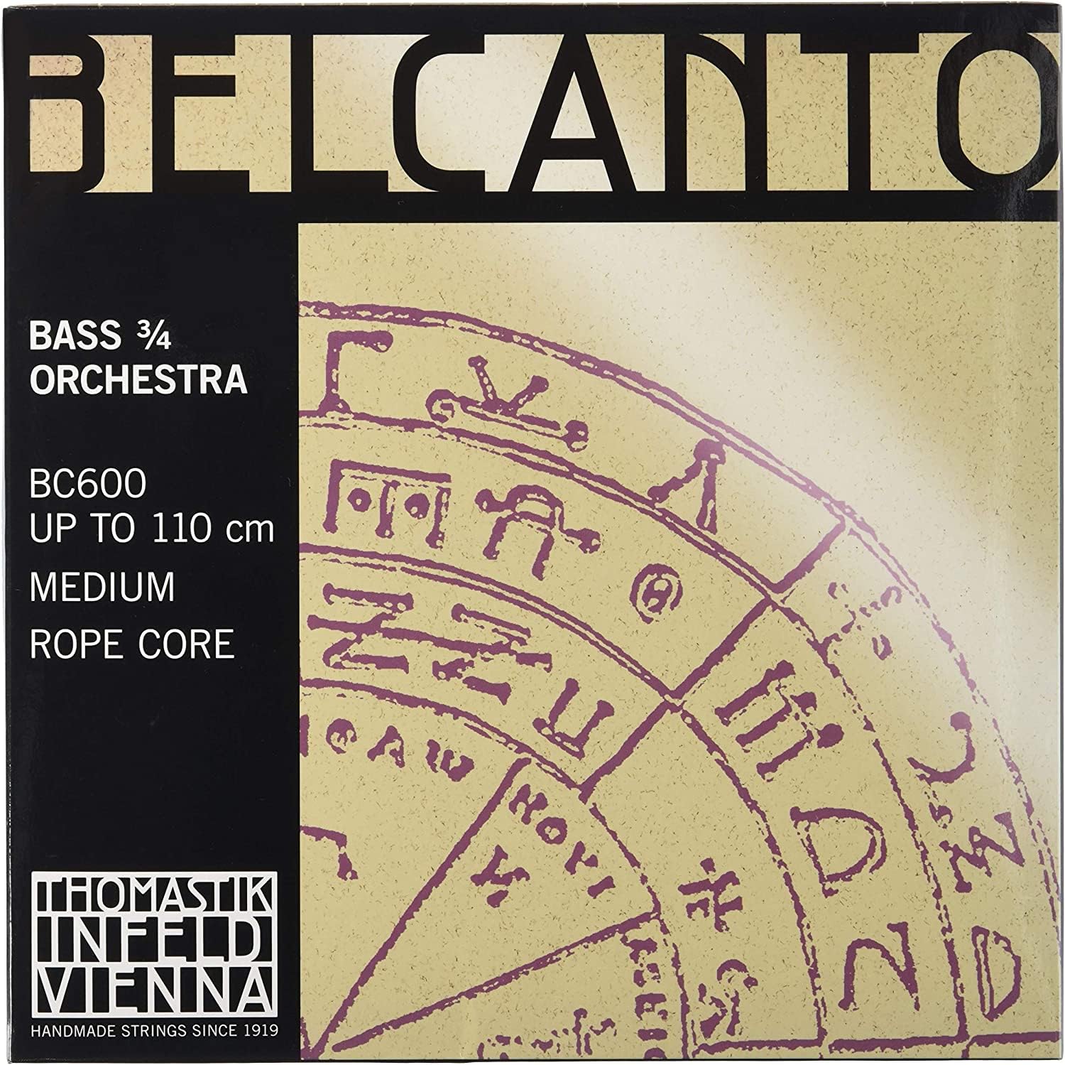 Amazon.co.jp: THOMASTIK Belcanto ベルカント コントラバス弦3/4