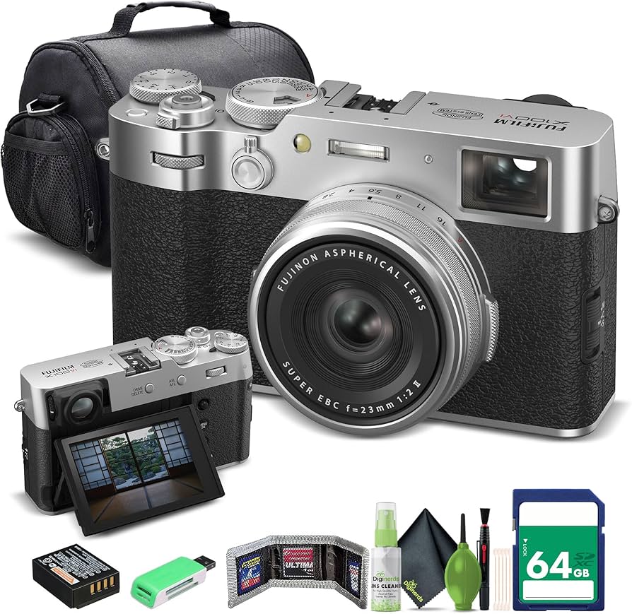 Amazon.com : FUJIFILM X100VI Digital Camera (Silver) (16821822) +