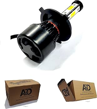 A2D? 2559. 12V / 36W 4C-Sided Led Full Cobe H4 / HS1 Bike LED