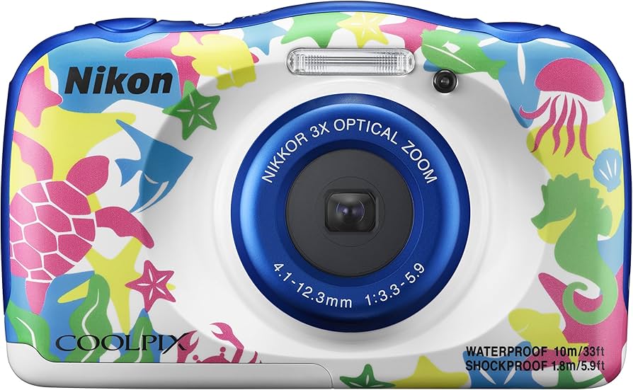 Amazon.com : Nikon digital camera COOLPIX W100 (Marin)(Japan