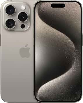 Apple iPhone 15 Pro (256 GB) - Natural Titanium : Amazon.co.uk