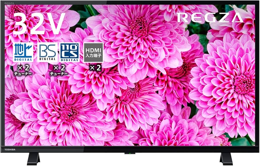 EvaYang 東芝 32V34液晶テレビ 2023年製 東芝 REGZA 32V34 2023年