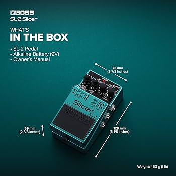BOSS SL-2 Slicer | Compact Pedal for Guitar, Keyboard, DJs & More