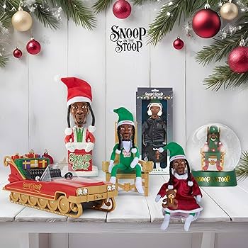 Snoop Dogg Snoop on The Stoop 2025 Christmas, 12” Small Shelf