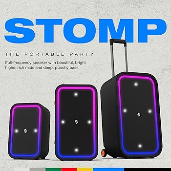 Skullcandy Stomp Bluetooth Speaker – IPX7 Waterproof Wireless