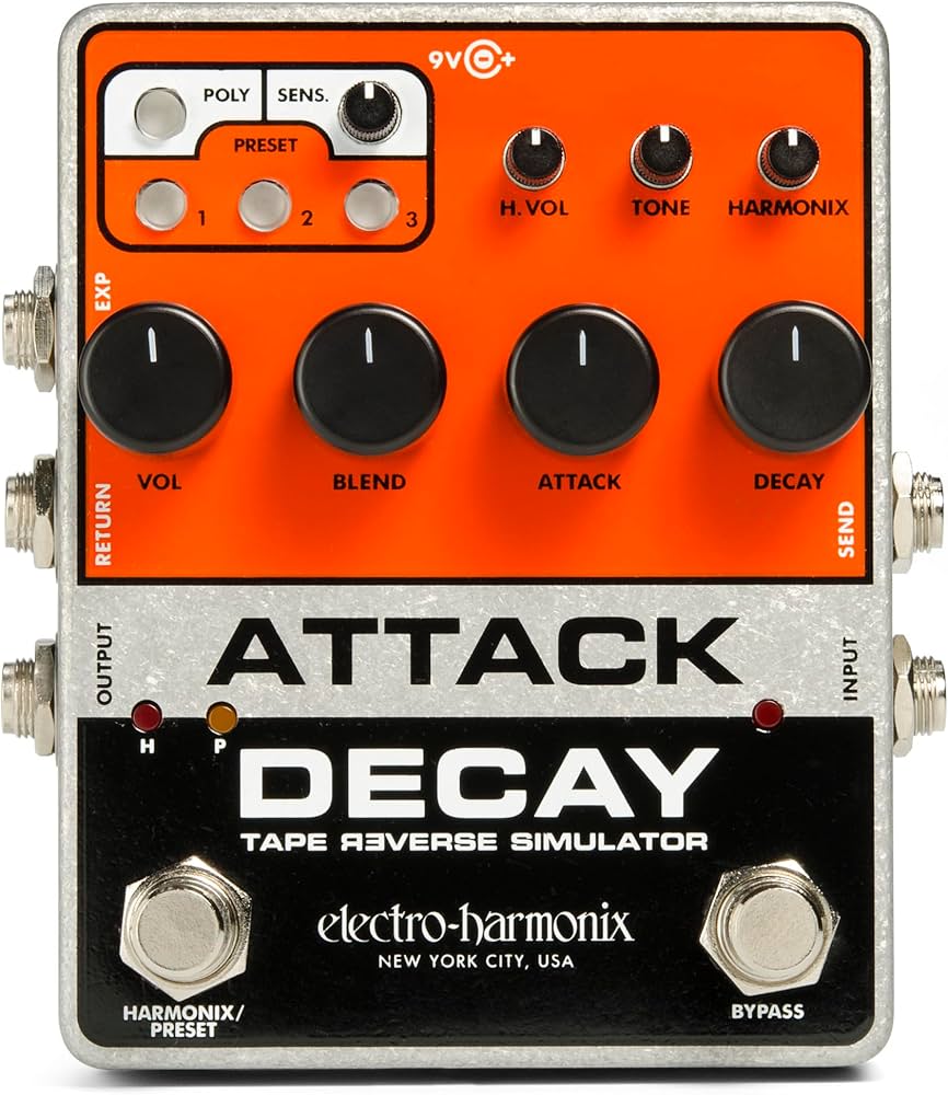 Amazon.com: Electro-Harmonix Attack Decay Tape Reverse Simulator
