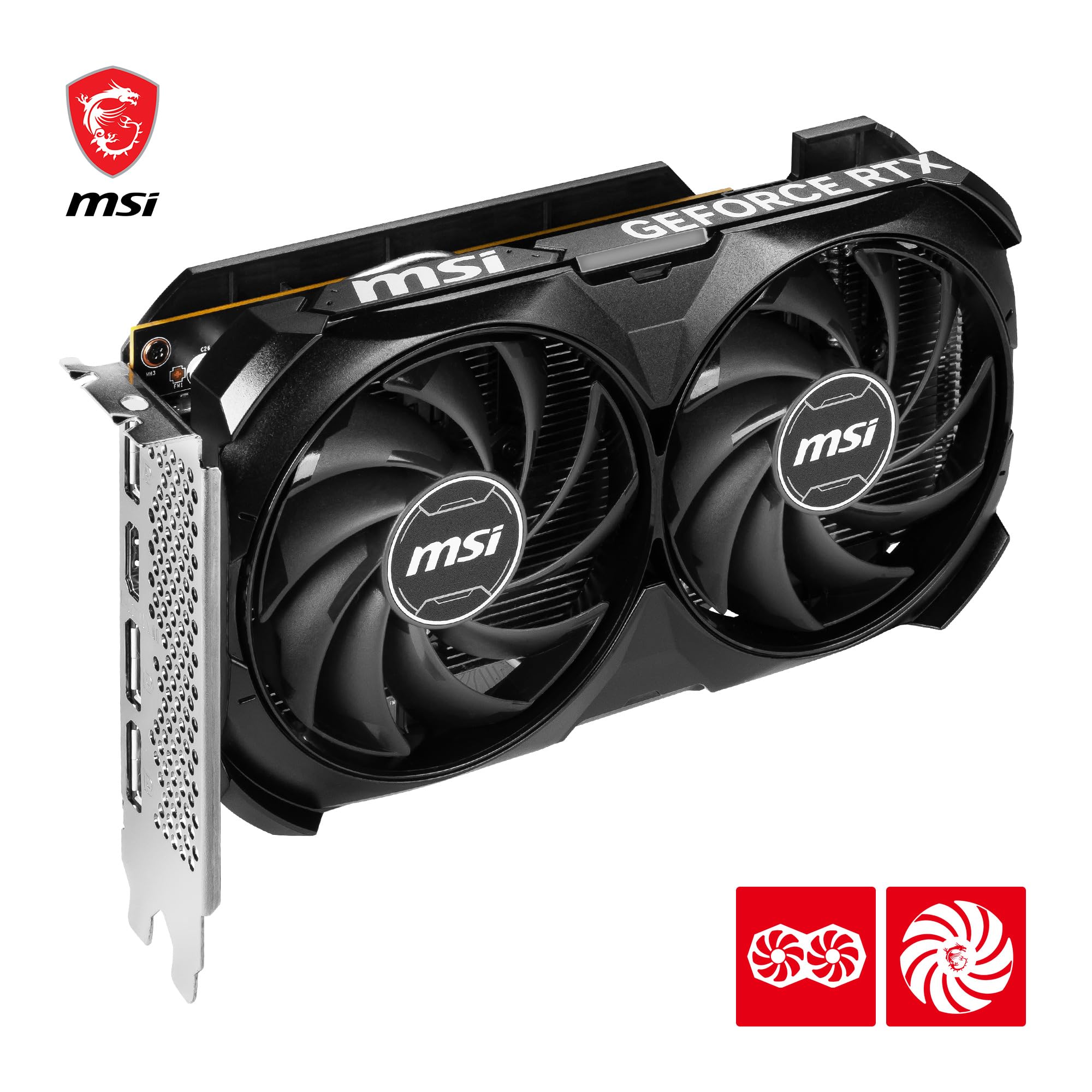Amazon.com: MSI GeForce RTX 4060 Ventus 2X Black 8G OC Gaming
