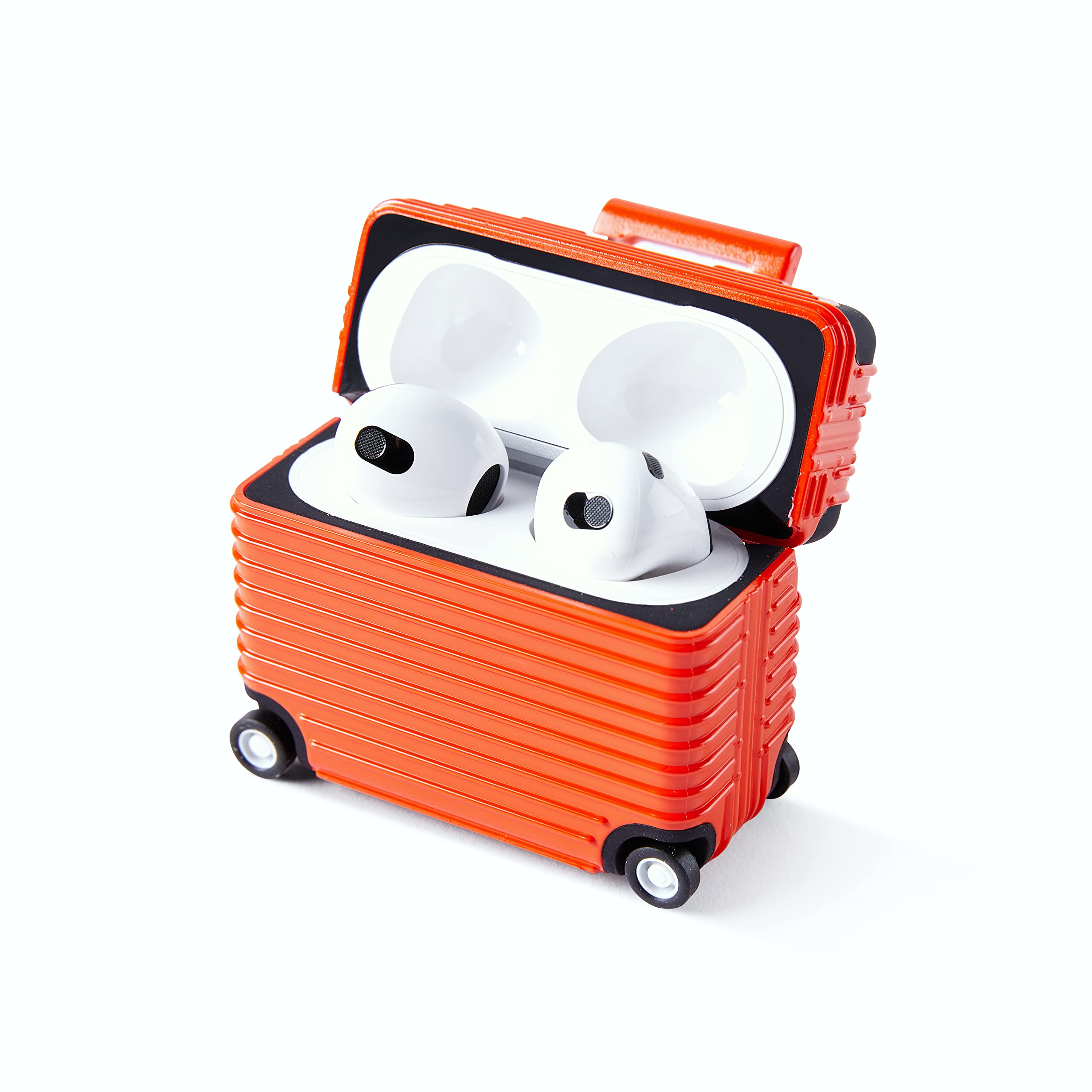 Amazon | Airpods用ケース スーツケース トランクデザイン Airpods