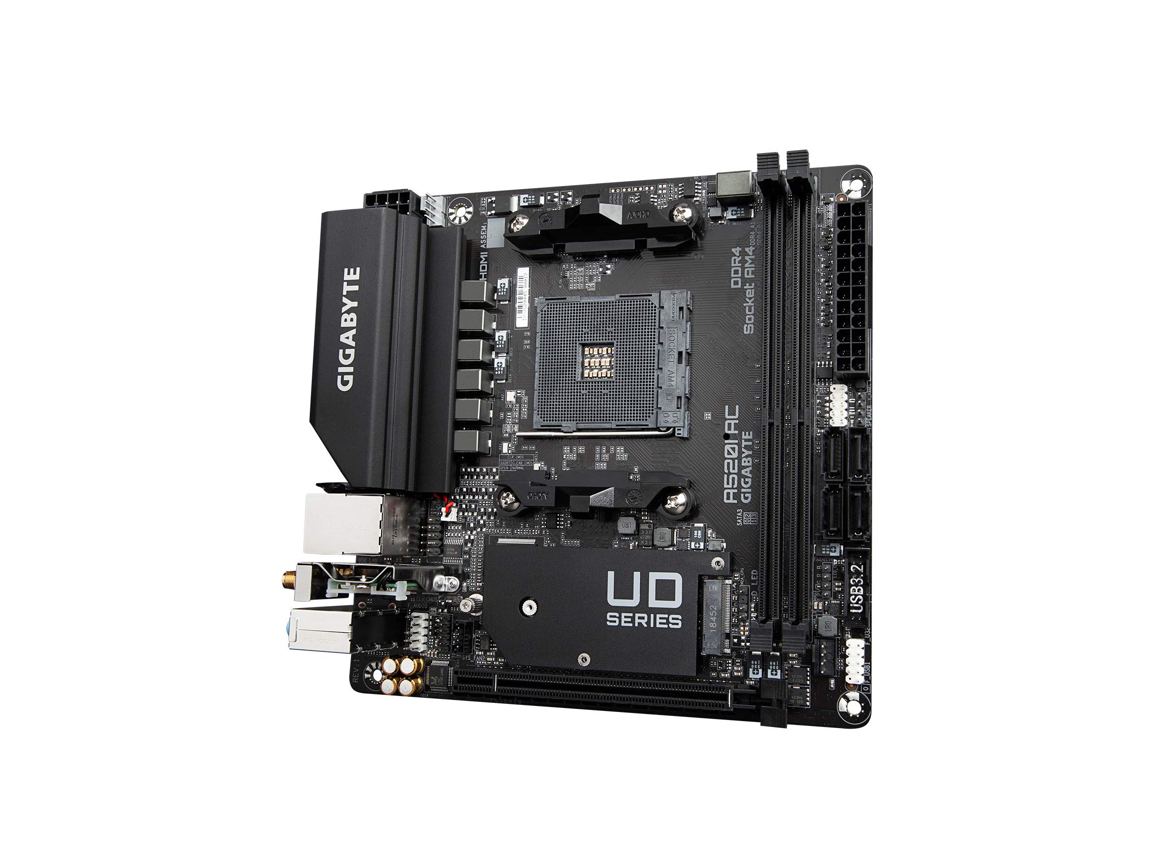 Amazon | GIGABYTE A520I AC マザーボード MiniITX [AMD A520チップ