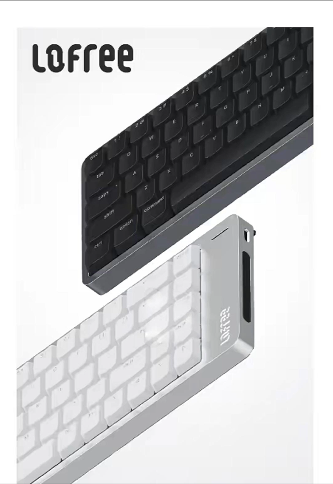 Amazon.com: LOFREE Flow2 Low-Profile Mechanical Keyboard, Aluminum