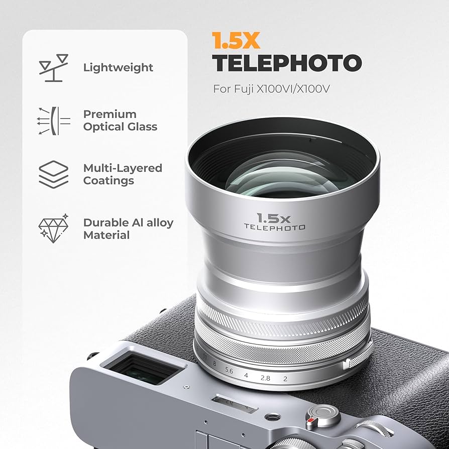 Amazon.com : Freewell 1.5X Telephoto Lens Compatible with Fuji